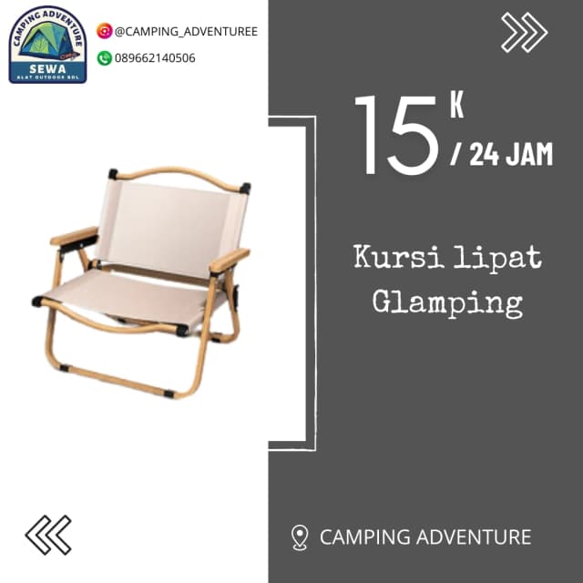 Kursi Lipat Glamping